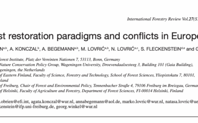 Paradigmi e conflitti nel ripristino forestale in Europa